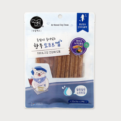 홍삼이 들어있는 한우 소프트껌 황태+녹색입홍합 12P