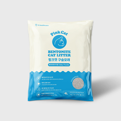 핑크캣 구슬 벤토모래 베이비파우더4L_3kg