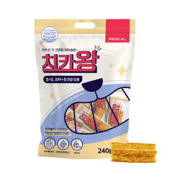 치카왕 덴탈껌 피부+장 240g
