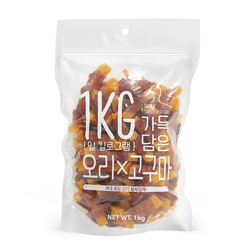 슈퍼츄 가득 담은 오리가슴살 고구마 1kg